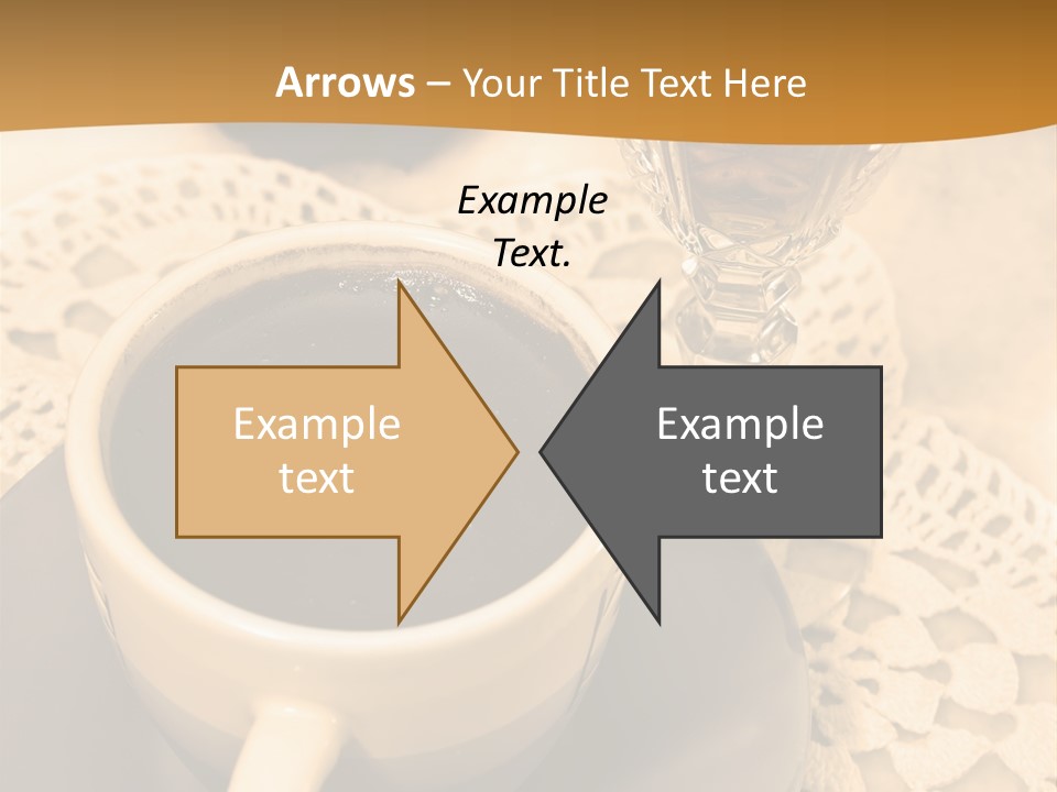 Caffeine Golden Natural PowerPoint Template