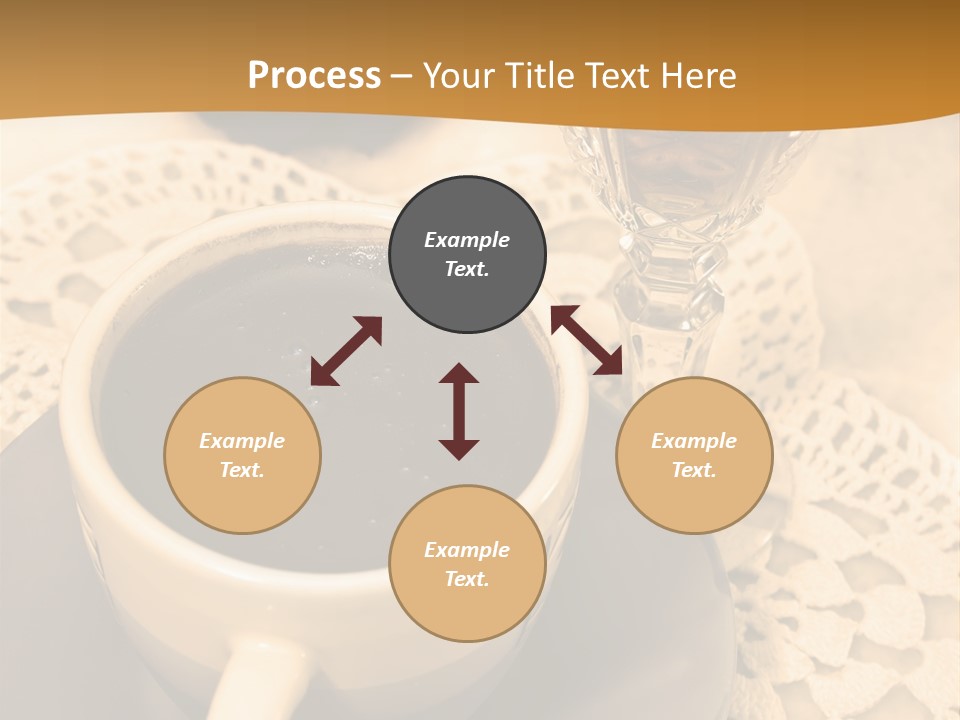 Caffeine Golden Natural PowerPoint Template