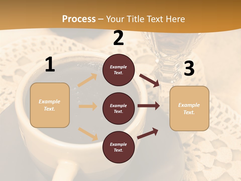 Caffeine Golden Natural PowerPoint Template