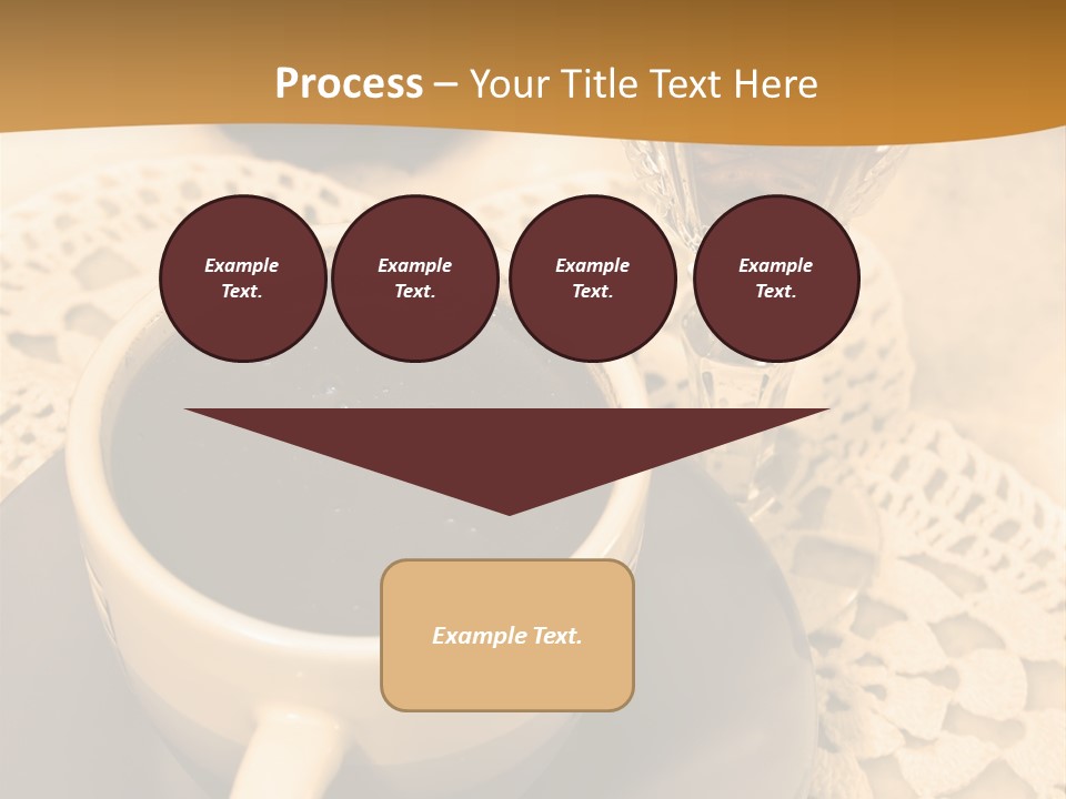 Caffeine Golden Natural PowerPoint Template