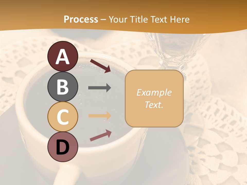 Caffeine Golden Natural PowerPoint Template