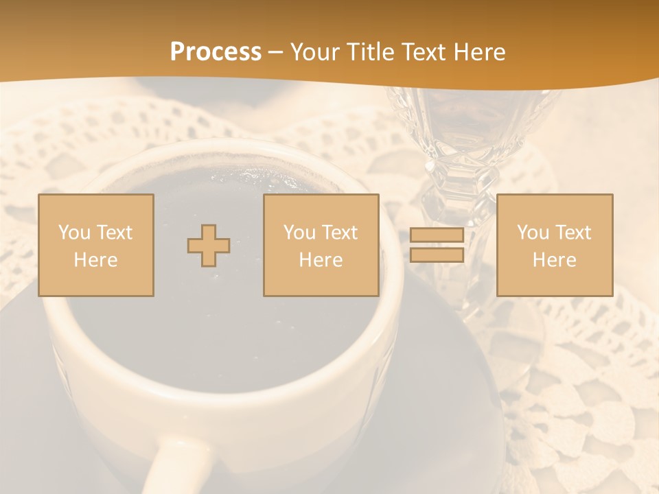 Caffeine Golden Natural PowerPoint Template