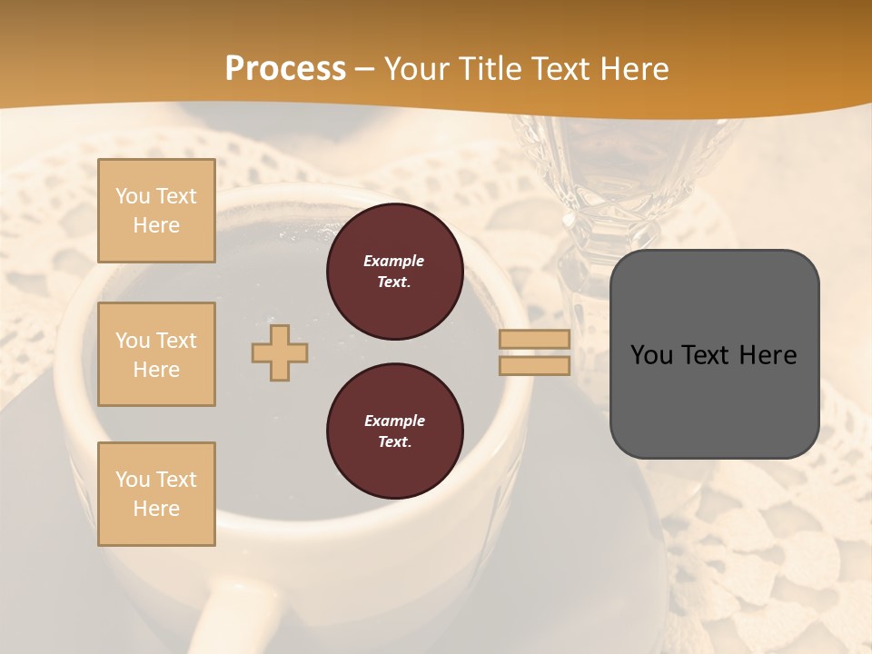 Caffeine Golden Natural PowerPoint Template