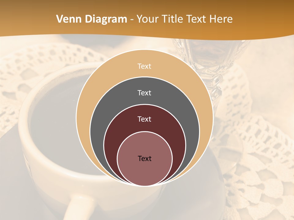 Caffeine Golden Natural PowerPoint Template