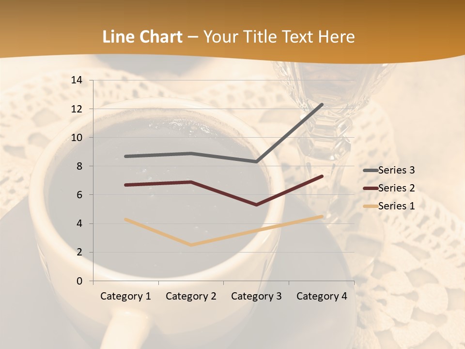 Caffeine Golden Natural PowerPoint Template