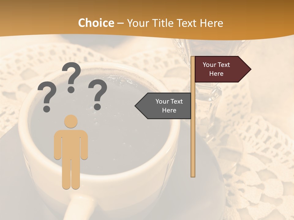 Caffeine Golden Natural PowerPoint Template