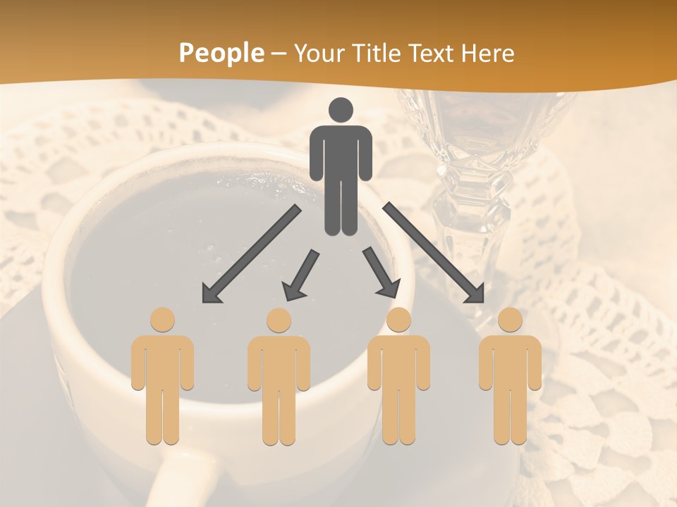 Caffeine Golden Natural PowerPoint Template