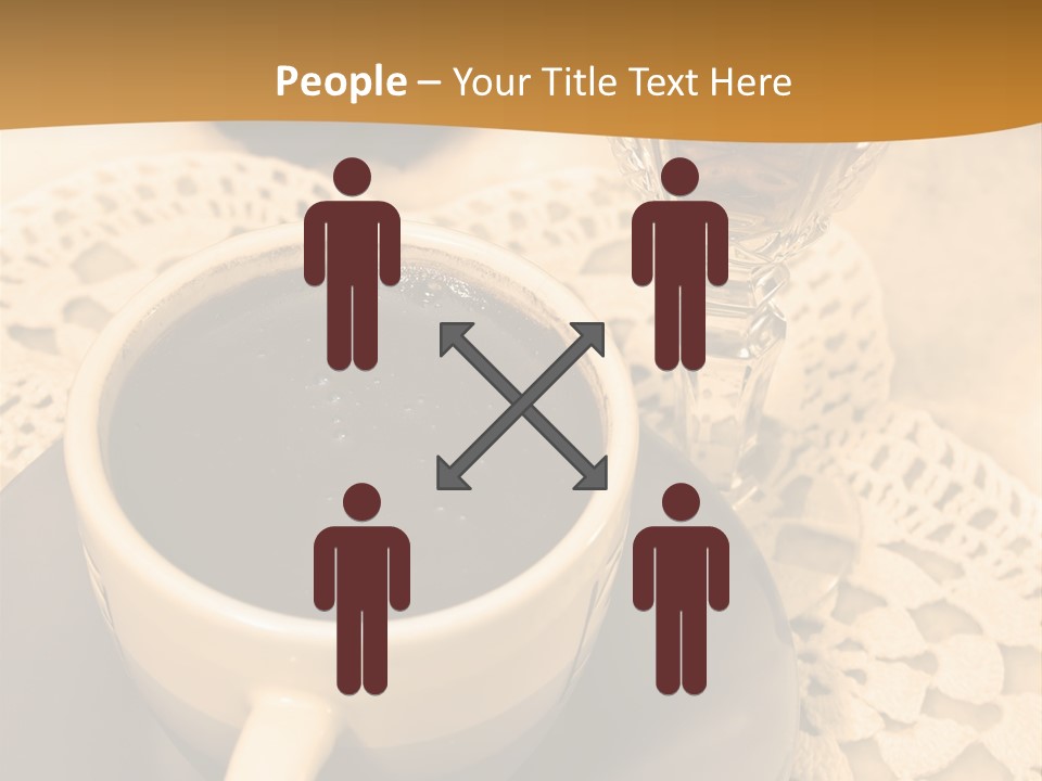Caffeine Golden Natural PowerPoint Template