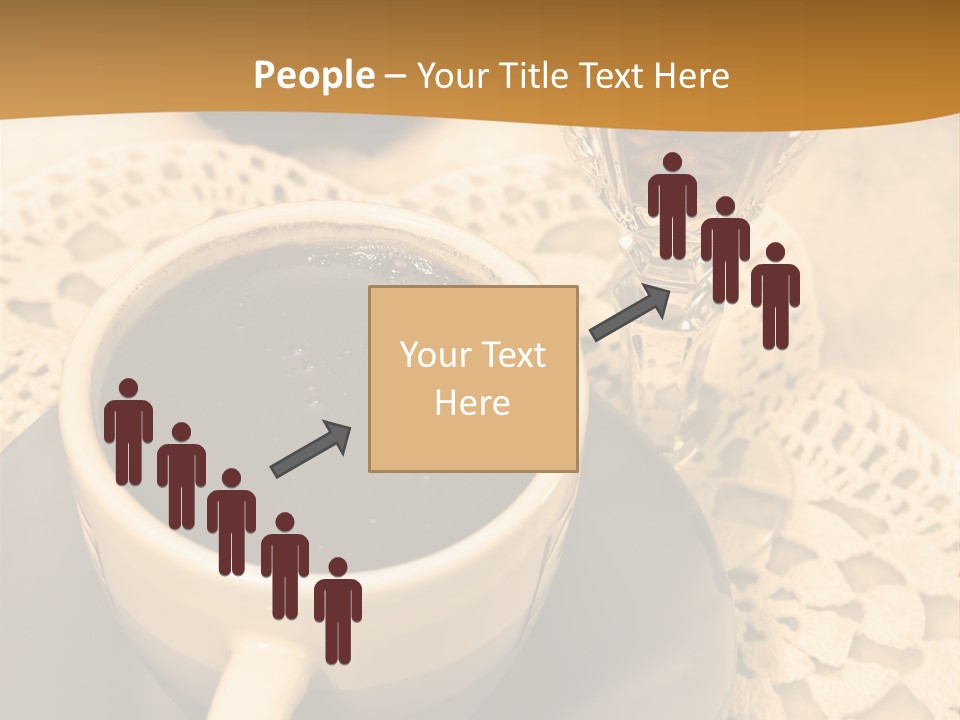 Caffeine Golden Natural PowerPoint Template