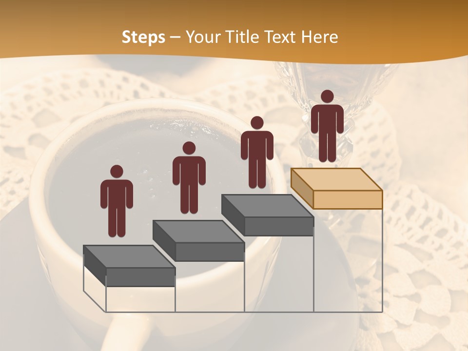 Caffeine Golden Natural PowerPoint Template