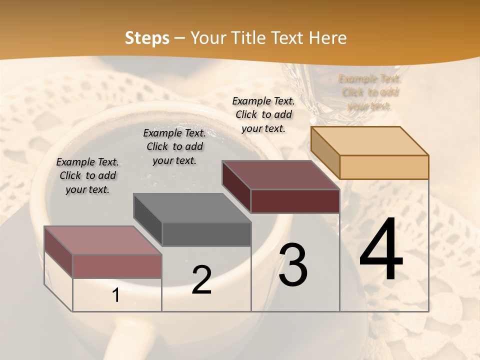 Caffeine Golden Natural PowerPoint Template