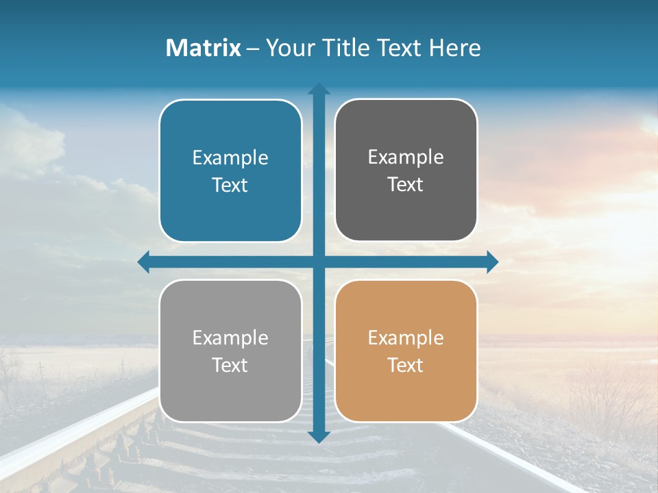 Gravel West Sky PowerPoint Template