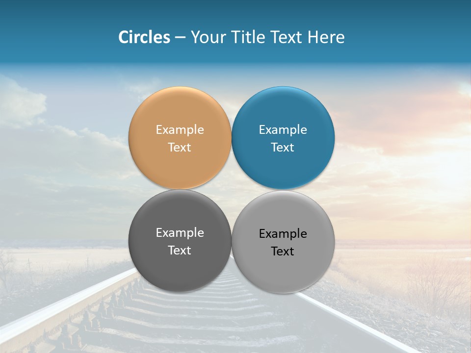 Gravel West Sky PowerPoint Template