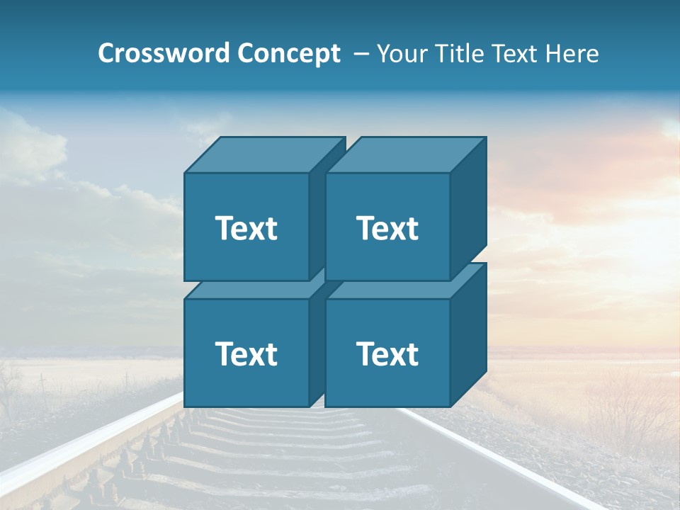 Gravel West Sky PowerPoint Template