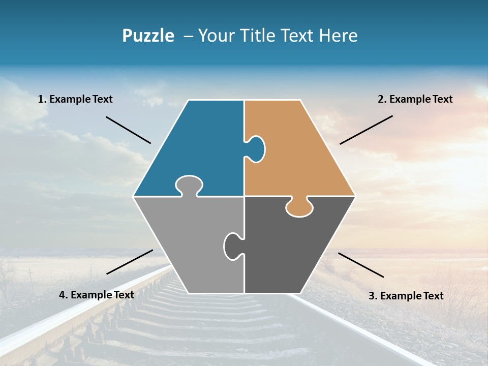 Gravel West Sky PowerPoint Template