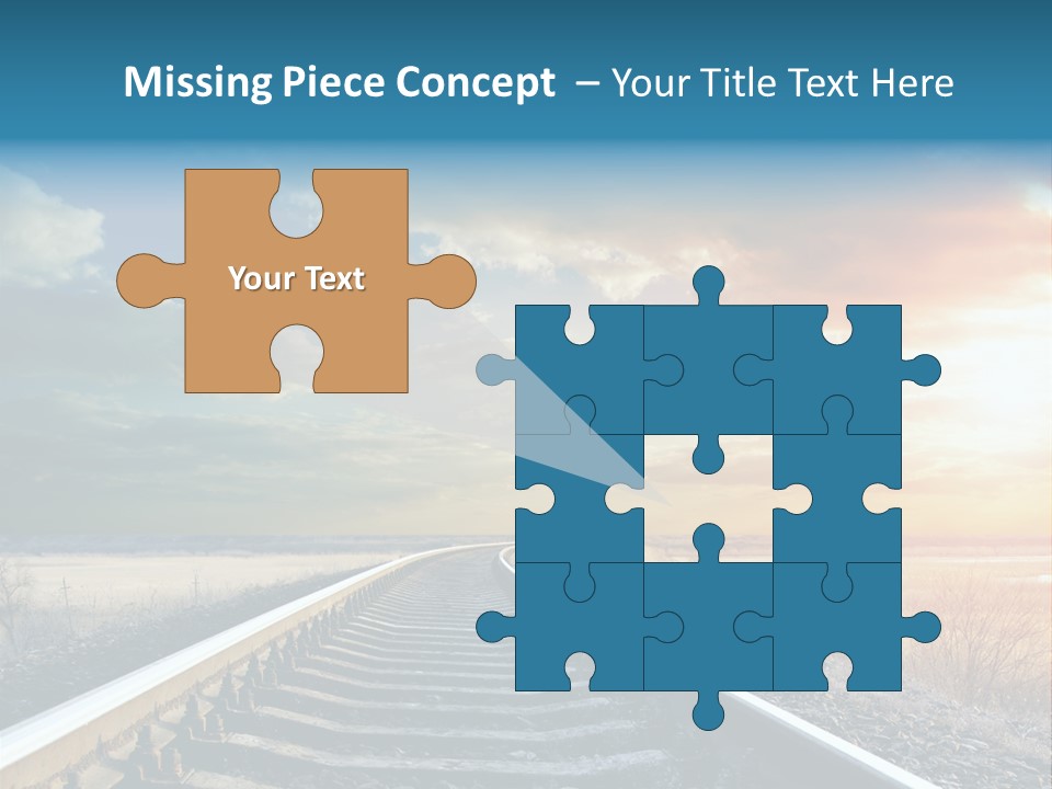 Gravel West Sky PowerPoint Template