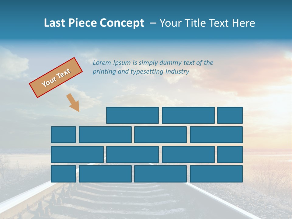 Gravel West Sky PowerPoint Template
