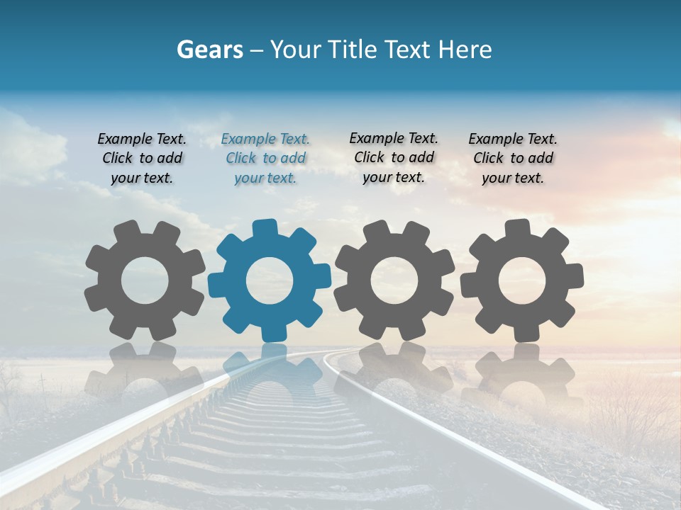 Gravel West Sky PowerPoint Template