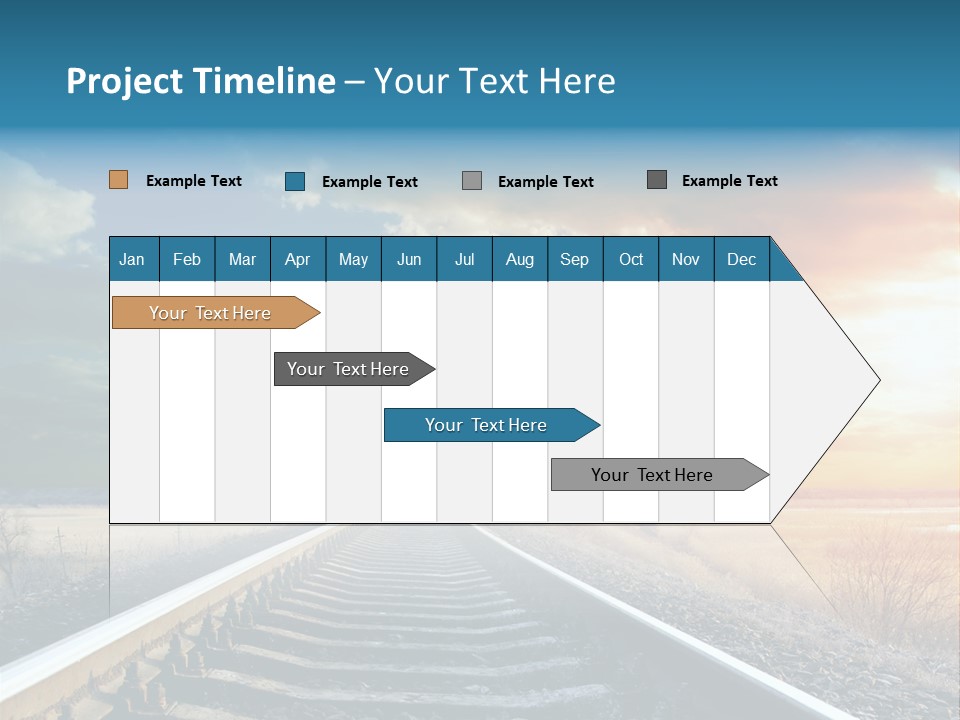 Gravel West Sky PowerPoint Template