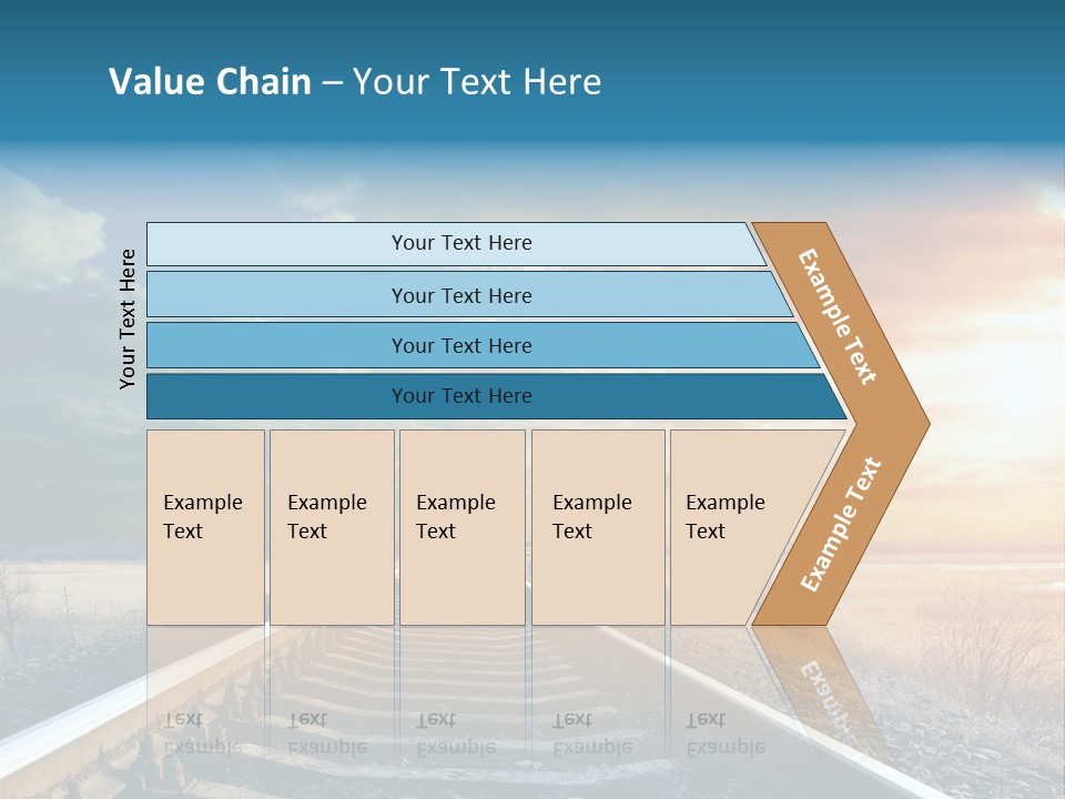 Gravel West Sky PowerPoint Template