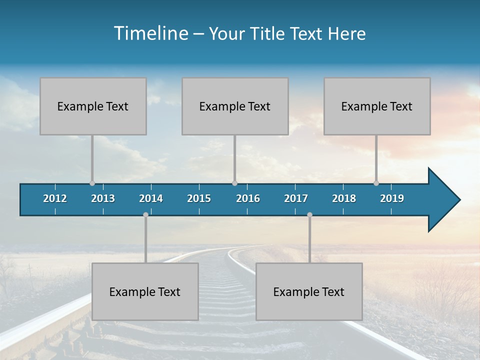 Gravel West Sky PowerPoint Template