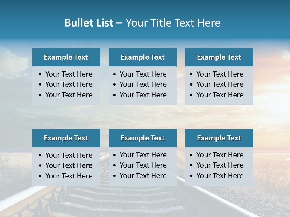 Gravel West Sky PowerPoint Template