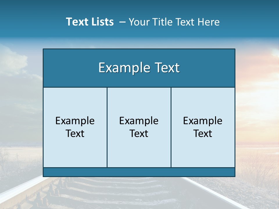 Gravel West Sky PowerPoint Template