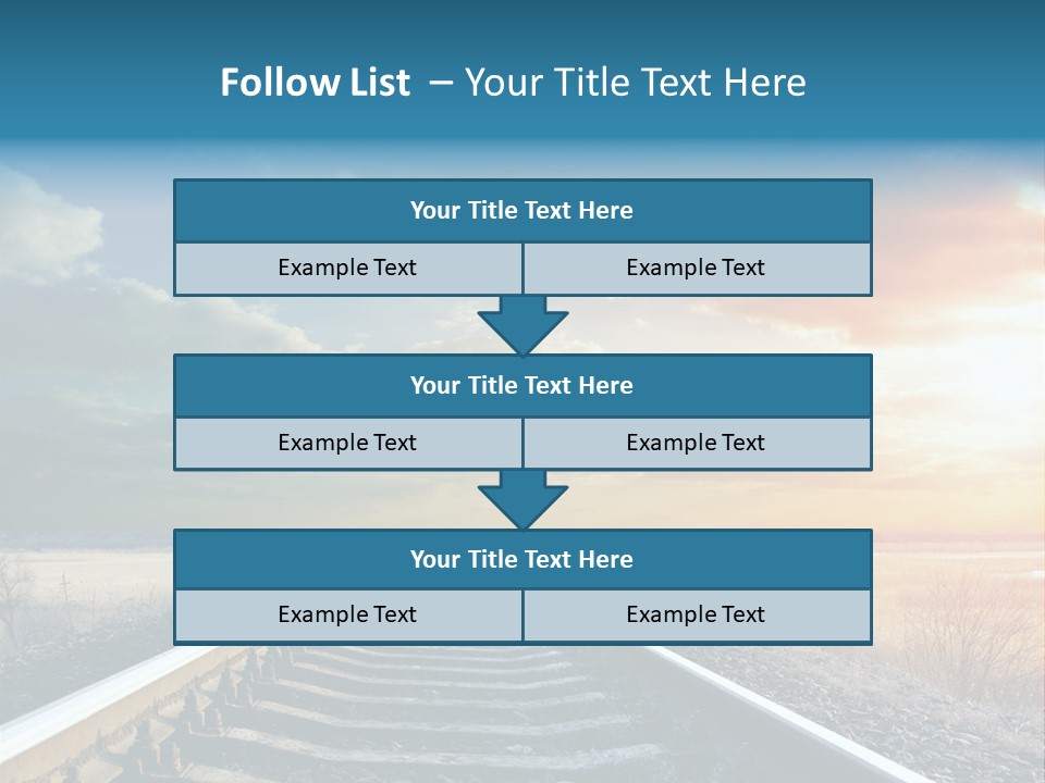 Gravel West Sky PowerPoint Template