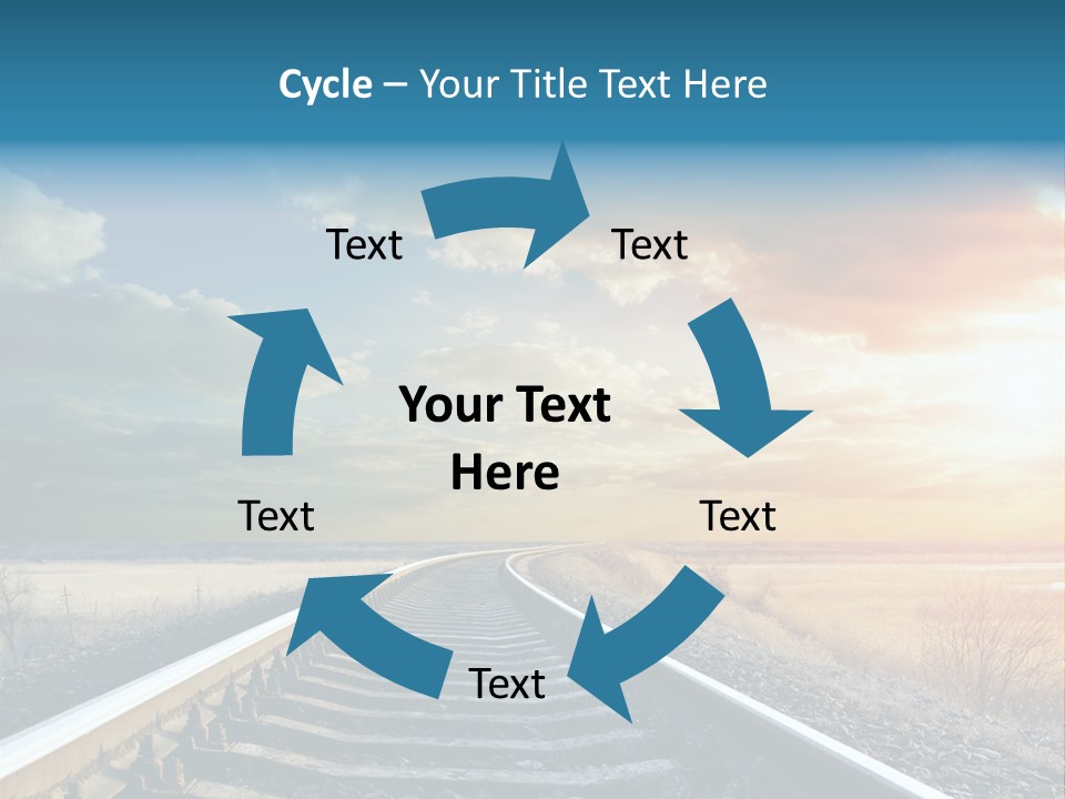 Gravel West Sky PowerPoint Template