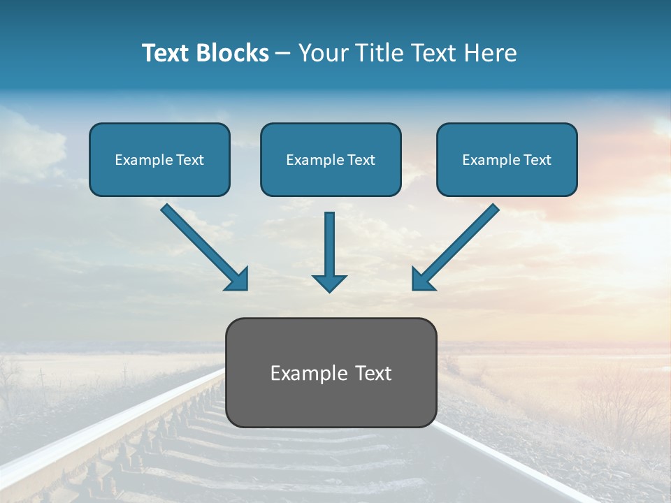 Gravel West Sky PowerPoint Template