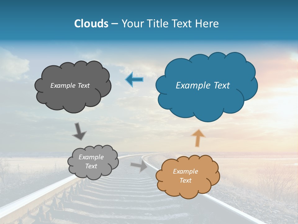 Gravel West Sky PowerPoint Template