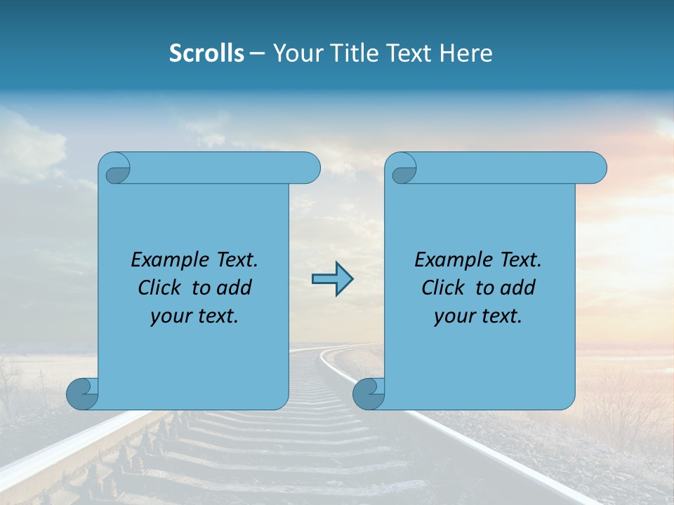 Gravel West Sky PowerPoint Template