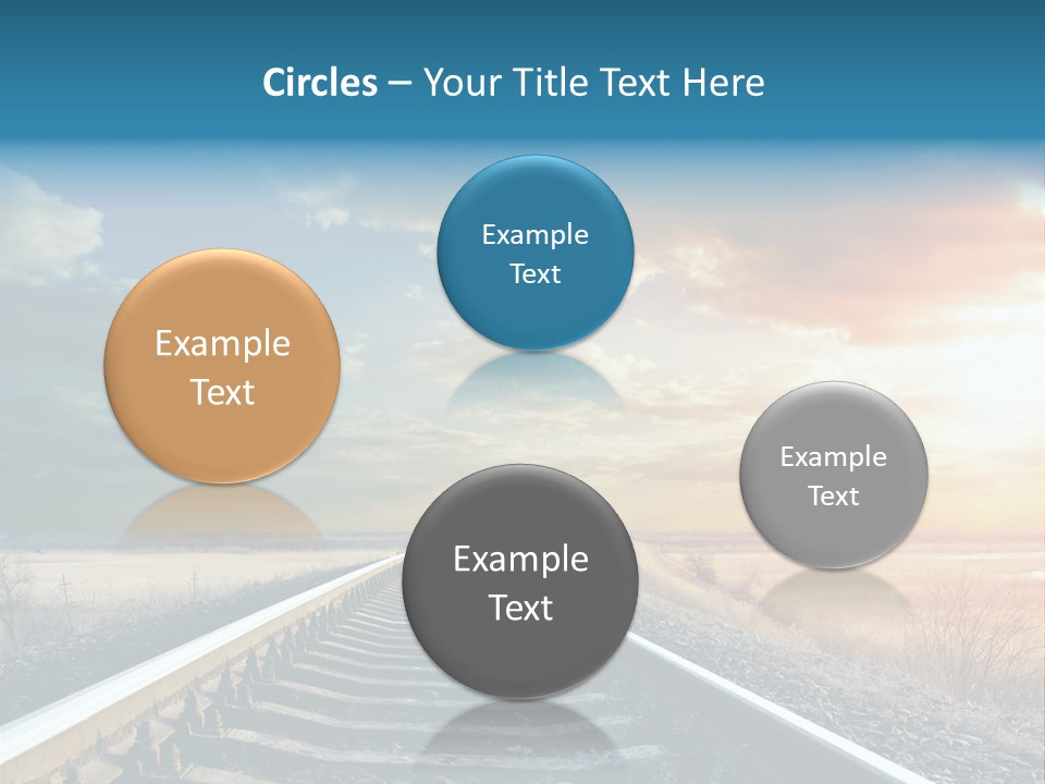 Gravel West Sky PowerPoint Template