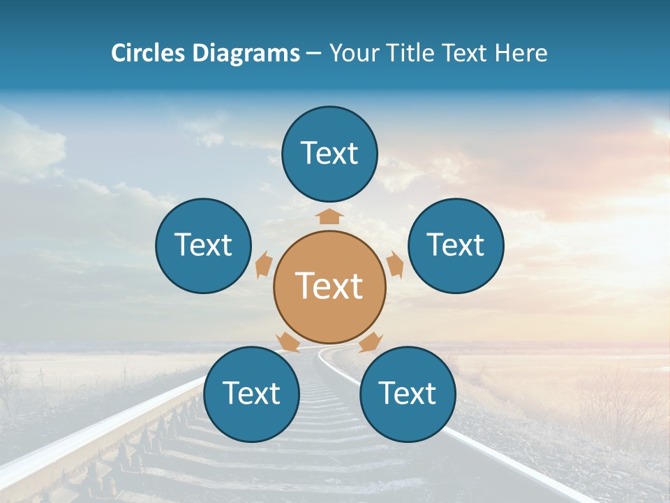 Gravel West Sky PowerPoint Template