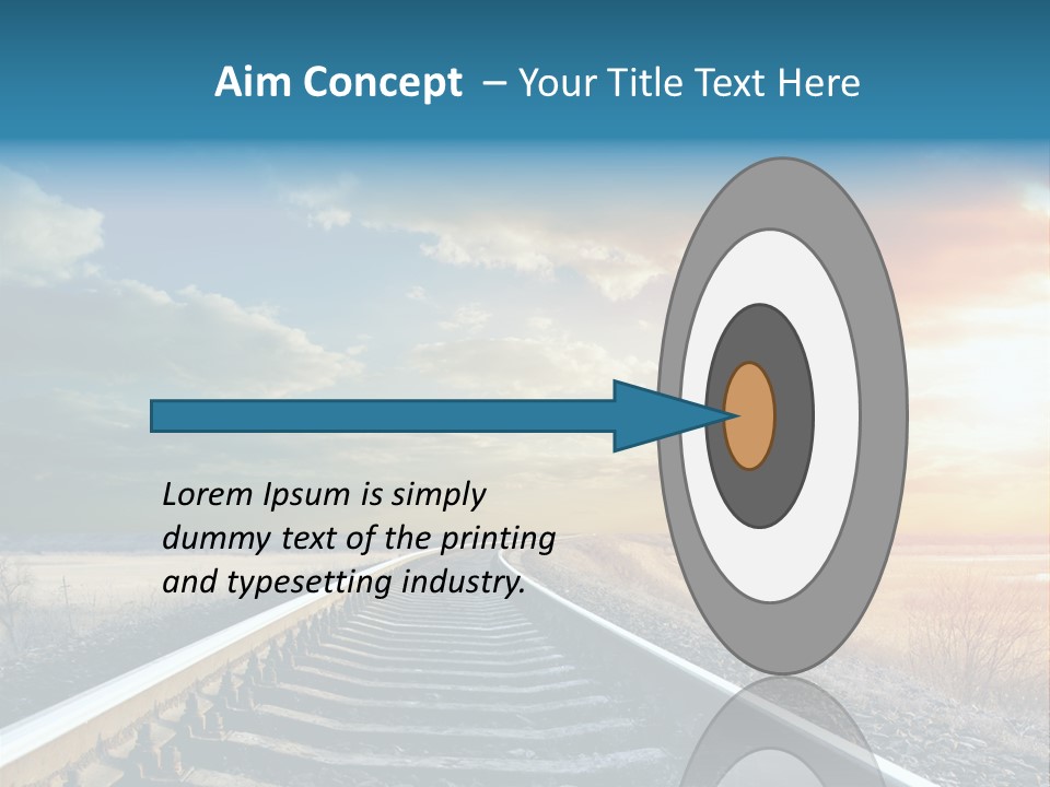 Gravel West Sky PowerPoint Template