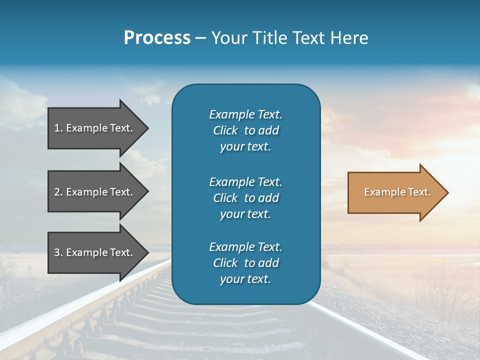 Gravel West Sky PowerPoint Template