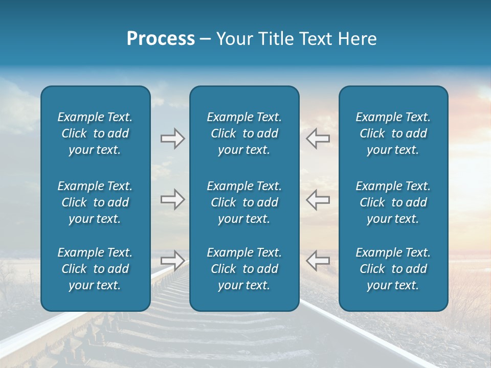 Gravel West Sky PowerPoint Template