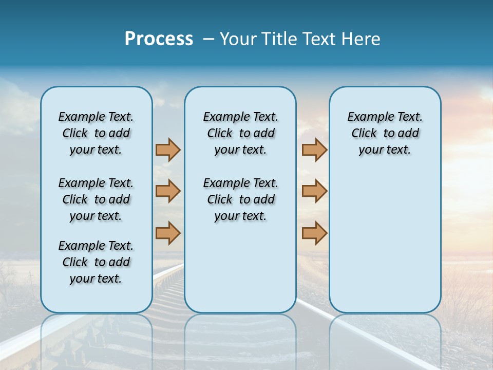 Gravel West Sky PowerPoint Template