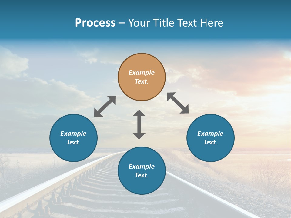 Gravel West Sky PowerPoint Template