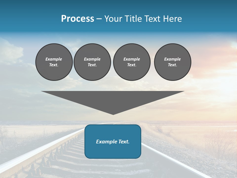 Gravel West Sky PowerPoint Template