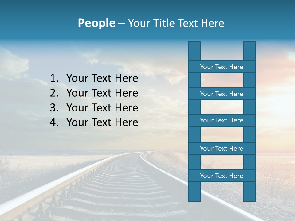 Gravel West Sky PowerPoint Template