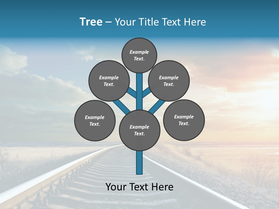 Gravel West Sky PowerPoint Template