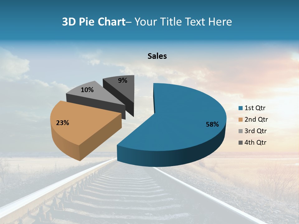Gravel West Sky PowerPoint Template