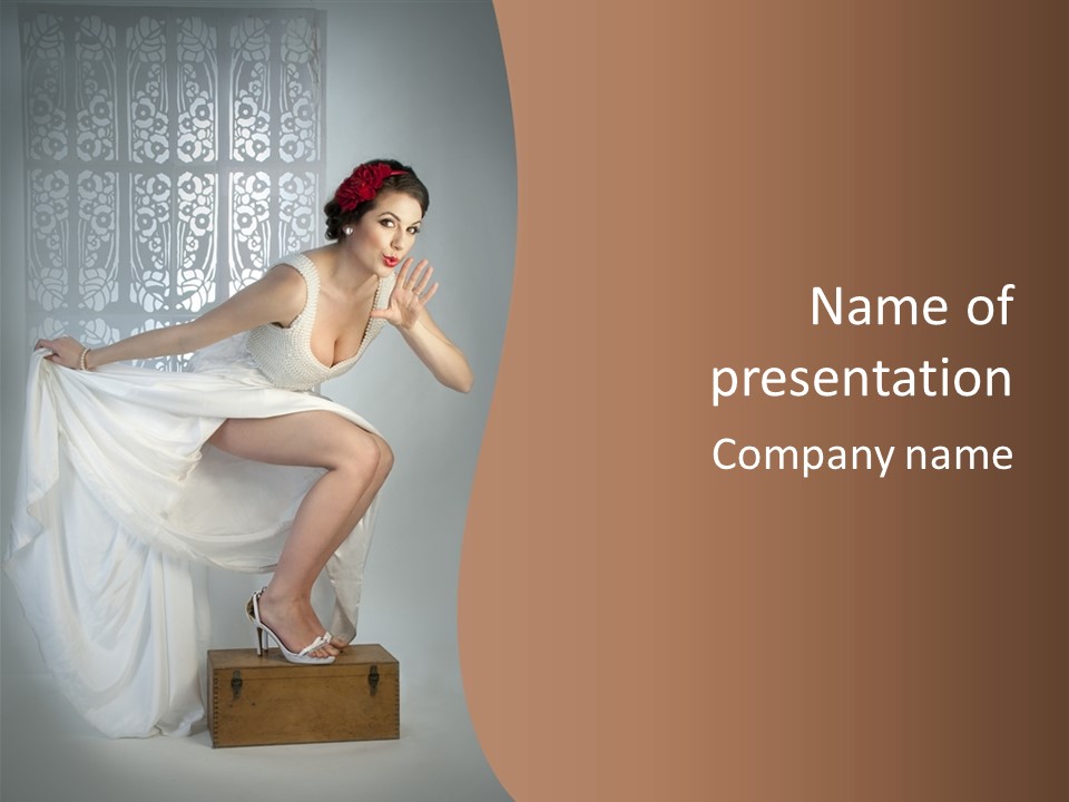 Princess Lady Woman PowerPoint Template