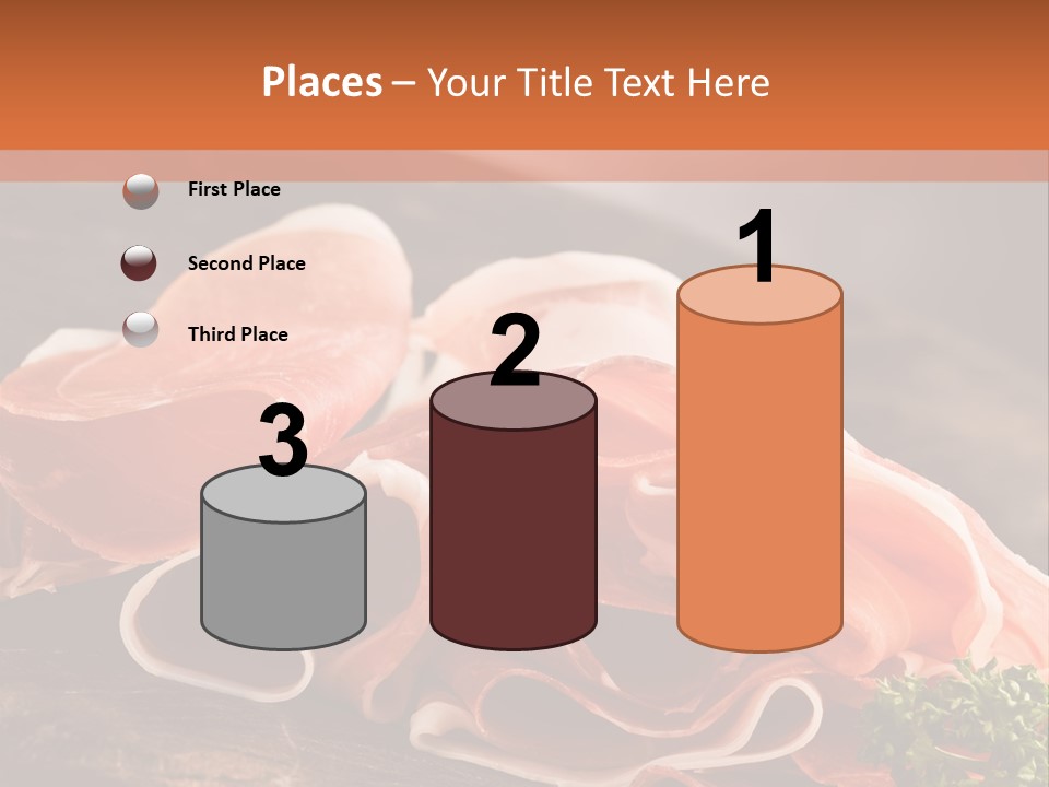 Meat Light Wooden PowerPoint Template