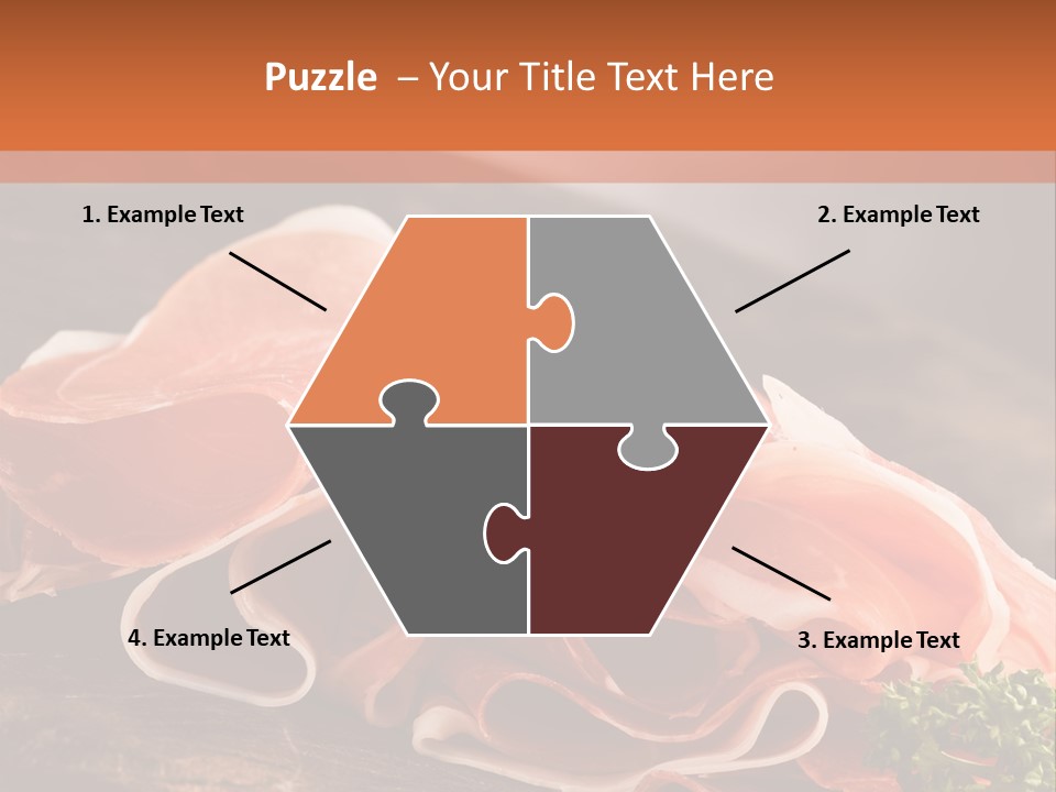 Meat Light Wooden PowerPoint Template