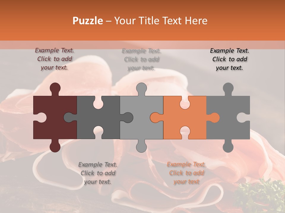 Meat Light Wooden PowerPoint Template