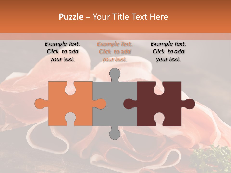 Meat Light Wooden PowerPoint Template