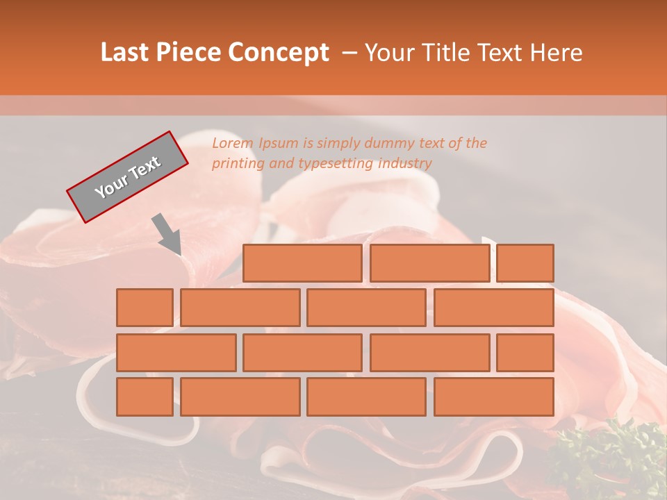 Meat Light Wooden PowerPoint Template