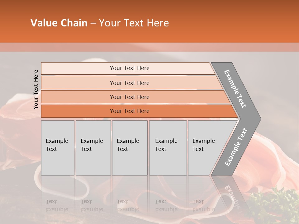 Meat Light Wooden PowerPoint Template